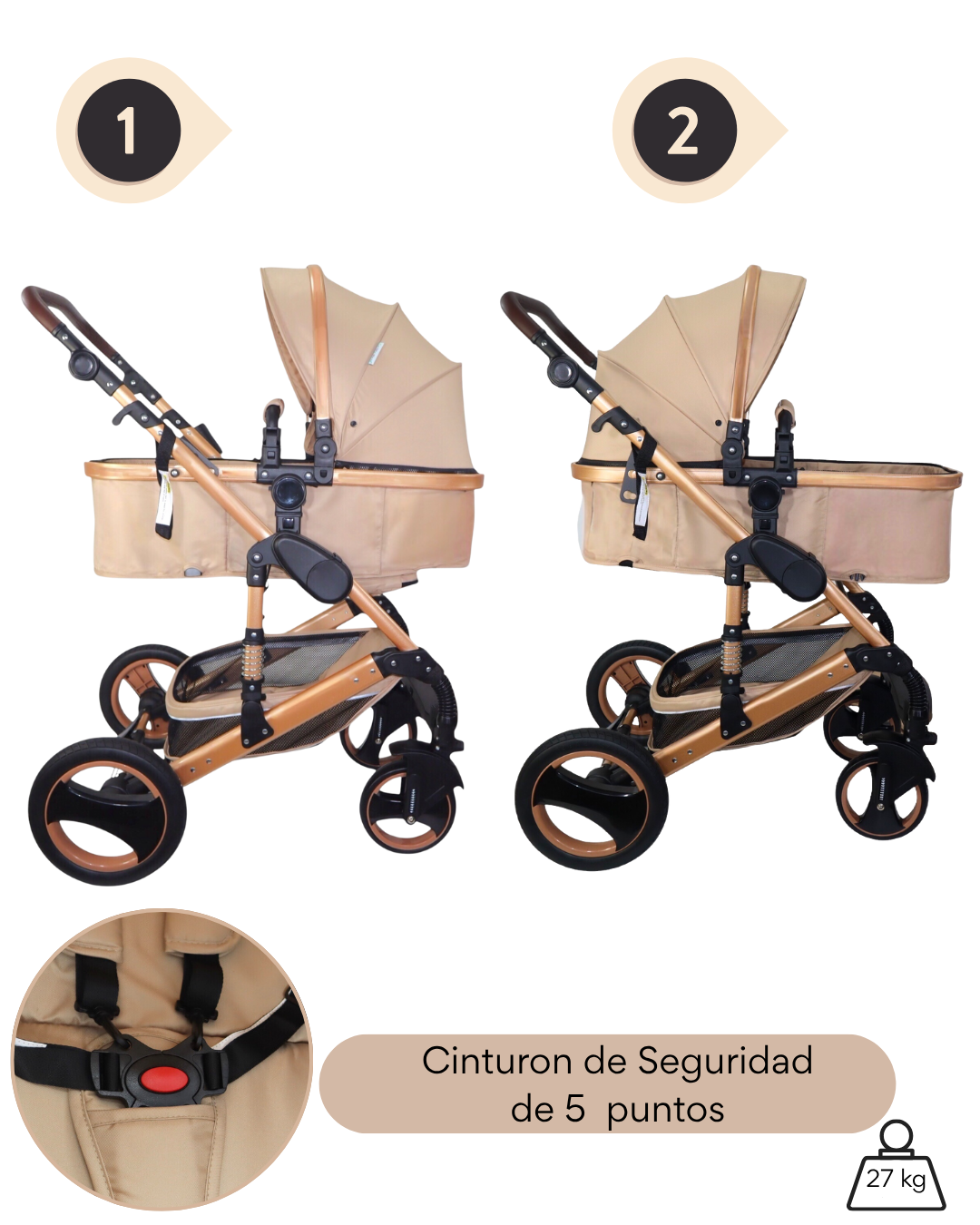Carriola Confety Gubi JST814-GU