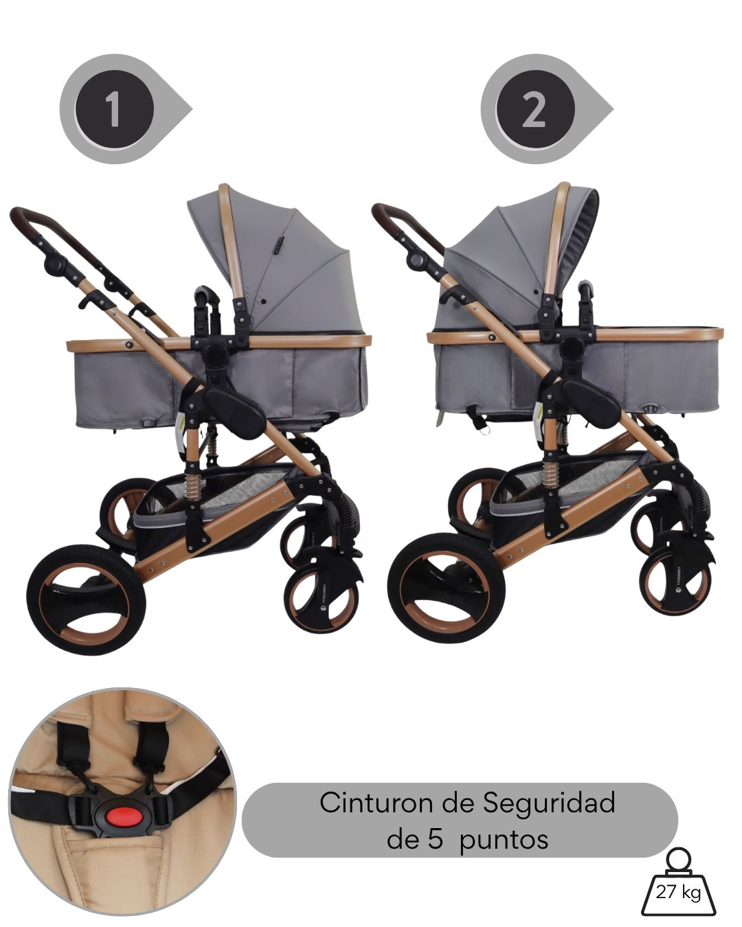 Carriola Confety Gubi JST814-GU