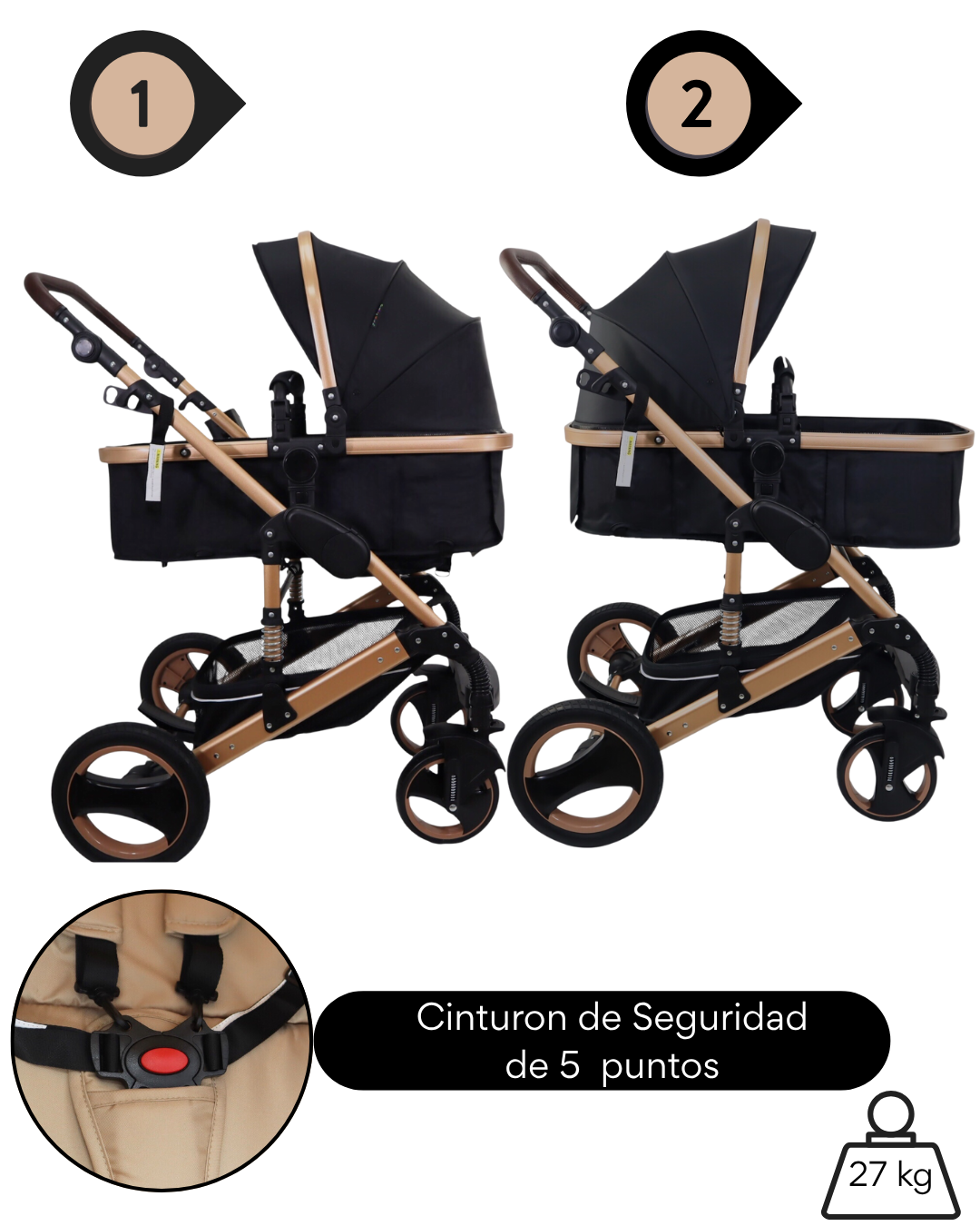 Carriola Confety Gubi JST814-GU