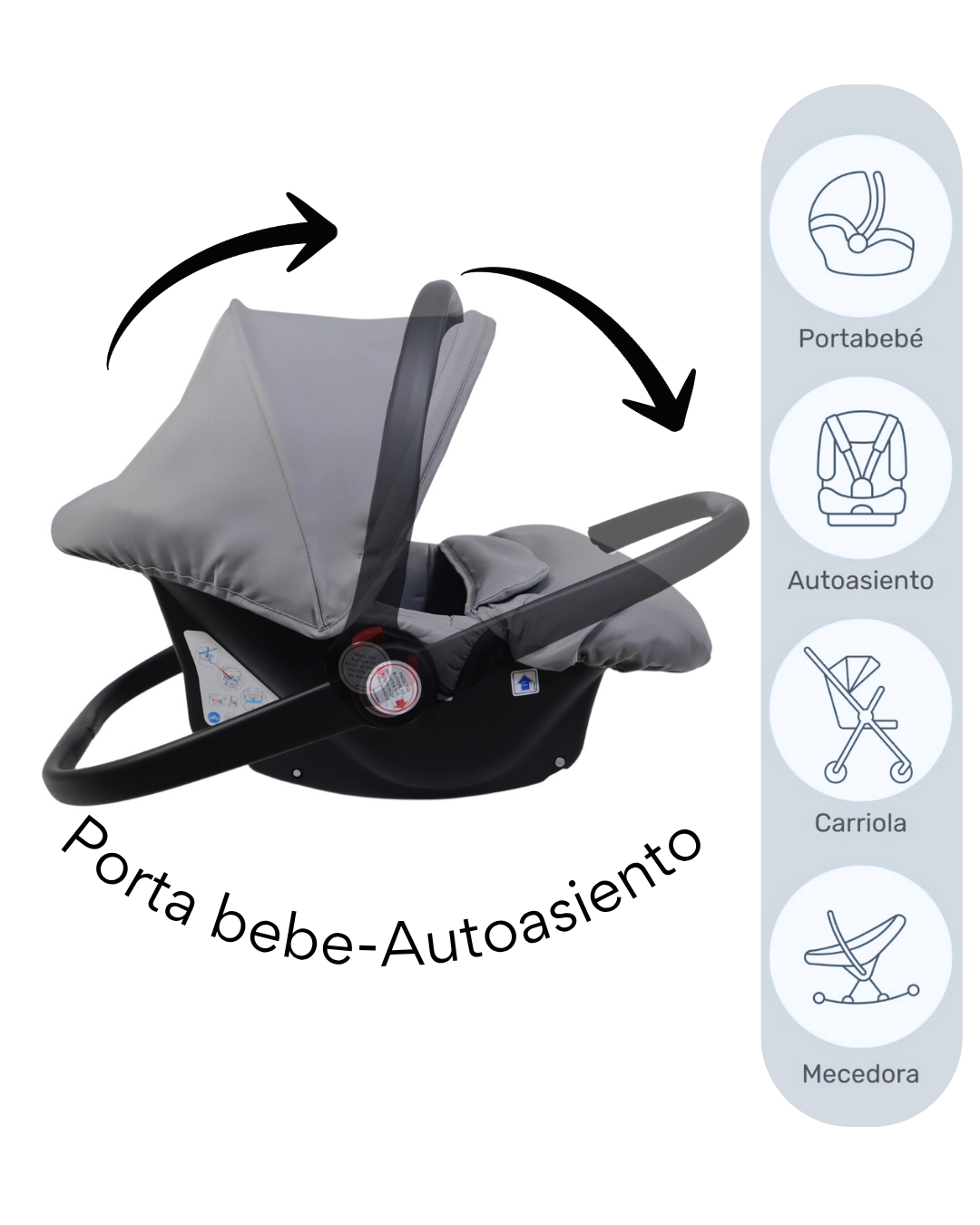 Carriola Confety Gubi JST814-GU
