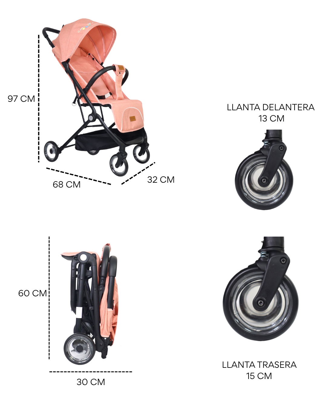 Carriola Confety Luki  JST826