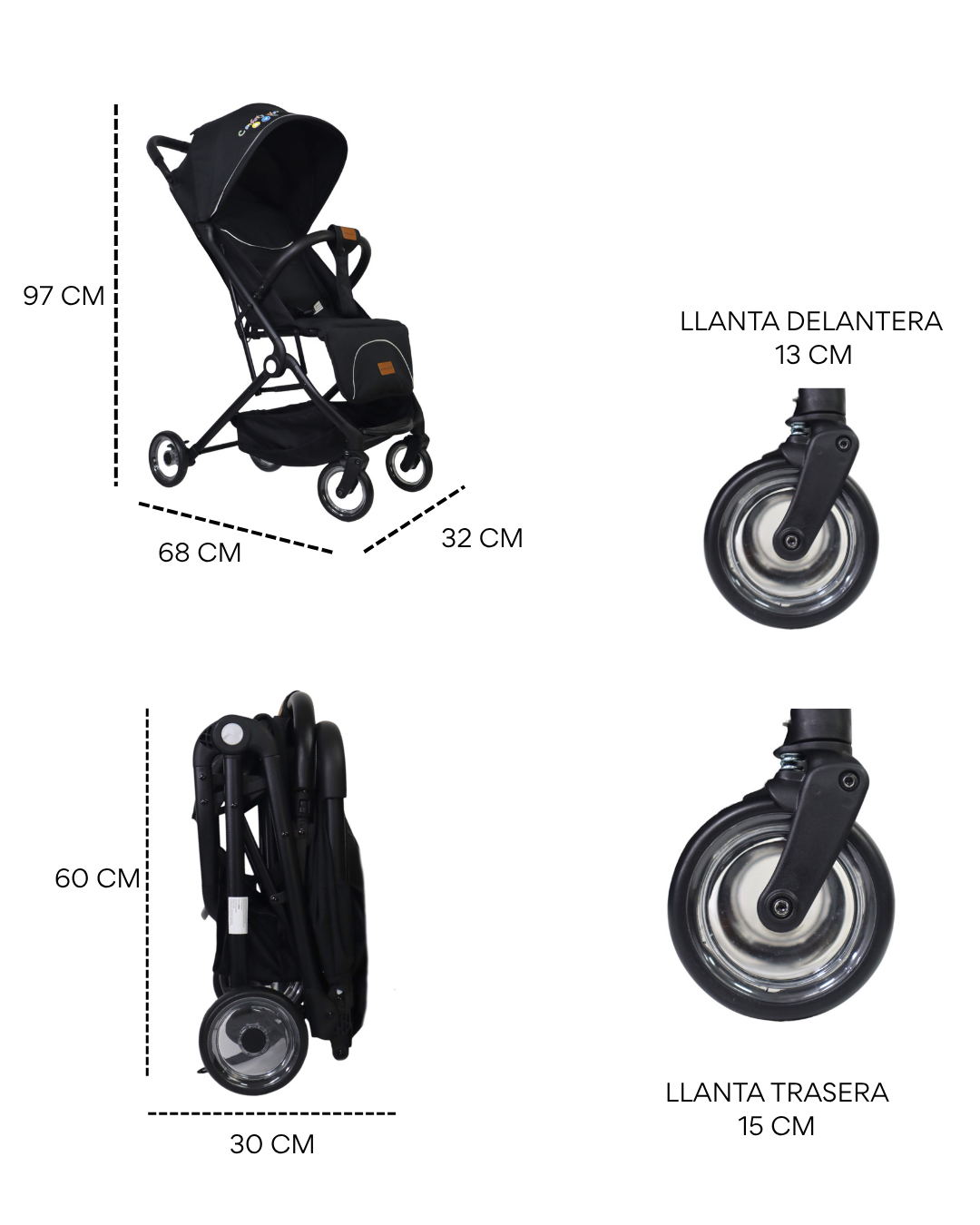 Carriola Confety Luki  JST826
