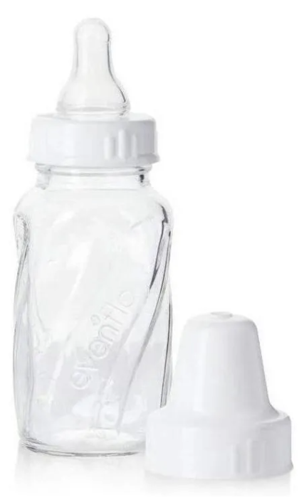 Biberon De Vidrio evenflo 1106 120ml/4oz 0-3m Color Transparente