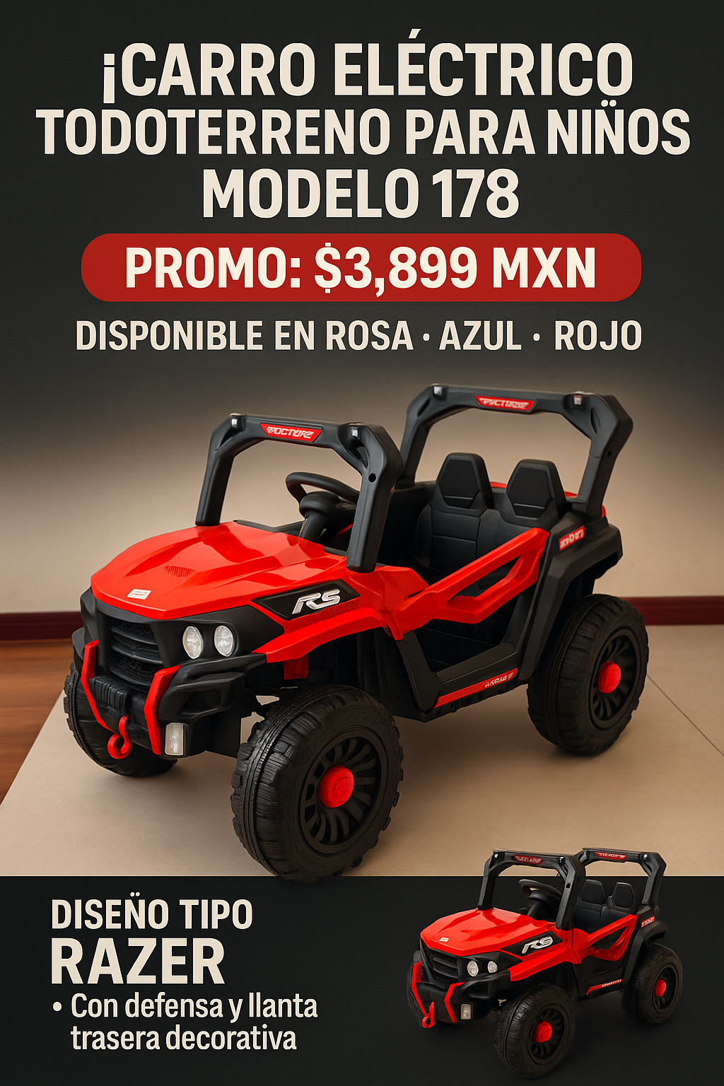 Carro Eléctrico Confety 178