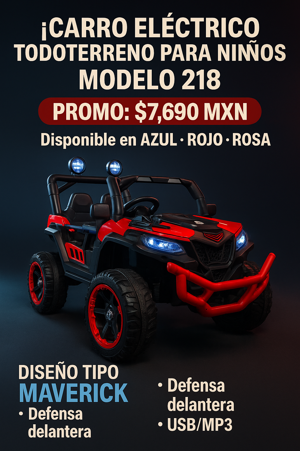 Carro Eléctrico Confety 218