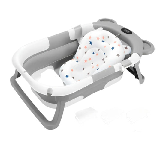 Bañera plegable con termometro